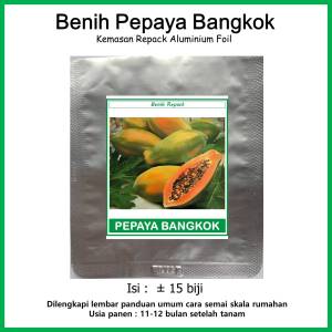 Benih  Pepaya Bangkok  Kemasan Repack Urban Farming  – Bibit Biji Benih Sayuran  5 ribuan