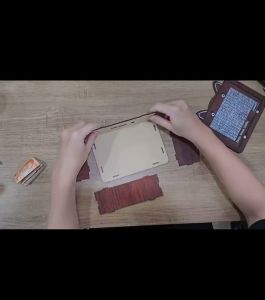 Wooden Money Saving Challenge Box – Reusable Savings Tracker w/FREE Erasable Pen5k -30kGoal Options