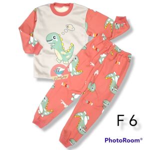 ชุดกันหนาวเด็ก F4 / F5 / F6 ชุดนอนเด็ก เสื้อกันหนาวเด็ก เนื้อนุ่ม ชุดนอนเด็กแขนยาว (KD251)