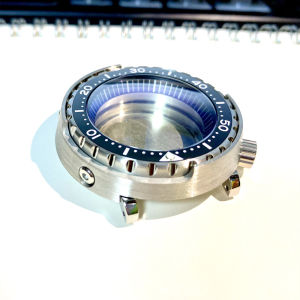 Canned Case 45mm Mineral Glass Stainless Steel Case Suitable for Seiko Nh35/Nh36 Movement