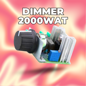ELROSTO Dimmer Pengatur Kecepatan Lampu Pemanas AC 220V 4000 Watt