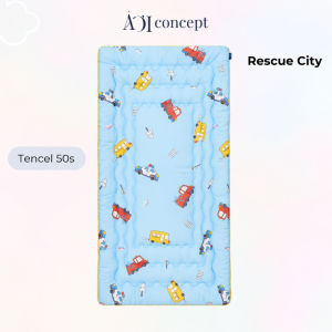 Nệm ngủ cho bé đi học mầm non tiểu học du lịch À Ơi Concept size 70x120cm và 70x140cm mềm mát nhiều họa tiết đáng yêu
