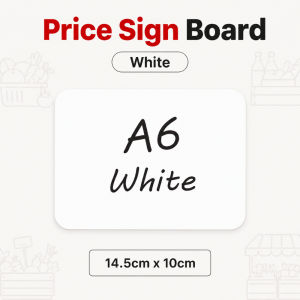 Adjustable Price Tag Holder Clip with A6 Erasable Price Sign Board 360° Rotating Retail Display Clip for Supermarket Grocery Store Fruit Shop Bakery Restaurant Merchandise Promotion Price Label and Shop Display