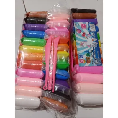 mainan slime polymer clay/squisi/mainan slime bantal isi 12 pcs