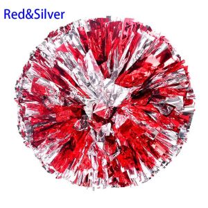 BESTOUR Concert Fancy Double hole handle Cheerleader Pom Poms Club Sport Supplies Dance Party Decorator Cheerleading Cheering Ball