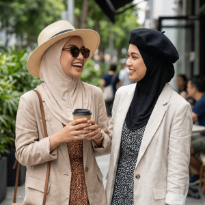 Convenient Polyester Instant Cap Hijab Soft Elastic Underscarf Hidden Zipper Solid Color Inner Cap Prayer
