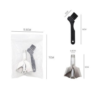 Nose Hair Trimmer Stainless Steel Manual Trimmer Washable Nose Ear Hair Trimmer Scissors Clipper Razor Blade Portable Mini Nose Hair Razor Gunting Bulu Hidung 鼻毛修剪器
