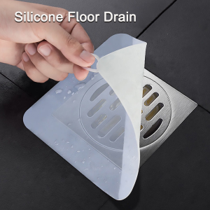 Silicone Floor Drain Deodorant Pad Anti-odor Bathroom Floor Drain Cover Sink Water Stopper