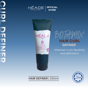 HEADS Botamix Curl Softening Cream Maintains Curl Elasticity and Definition (250ml) HS9