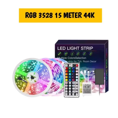 LAMPU HIAS NATAL LED STRIP RGB SMD 2835 5050 HIASAN KAMAR 15 METER WARNA WARNI