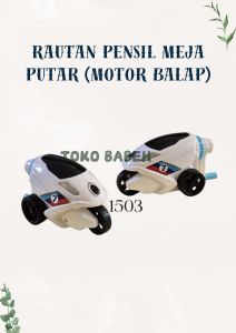 Rautan Pensil Meja Putar Motor Balap 1503
