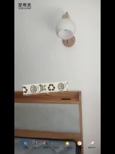 Nordic Wooden Wall Lamp For Bedroom Living Room And Stairway