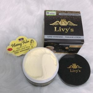 Kem Dưỡng Trắng Da Body LIVY’S Đen Thái Lan 250g - Dưỡng Trắng Da Cấp Ẩm