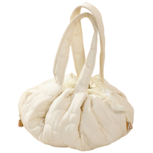 STARGOODS Lightweight Drawstring Makeup Bag Water-resistant Handle Lazy Cosmetic Container Simple Multifunctional Large Capacity Toiletry Bag Data Cable Storage