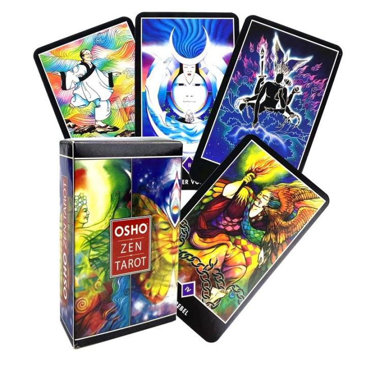 Osho Zen Tarot Cards PDF Guidebook English Version Oracle Deck Board Game for Party