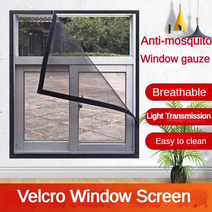 DIY Window Mosquito Net insect Window Mesh Fiberglass Screen Adjustable ...