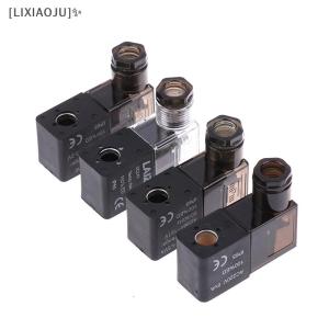 [LIXIAOJU] DC12V DC24V AC110V AC220V Solenoid Valves With LED For Solenoid Valve 3V110 4V110