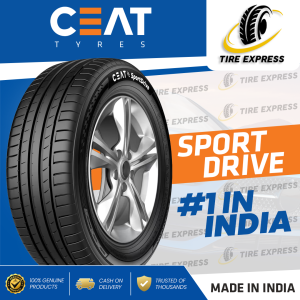 CEAT SPORTDRIVE RIM 17 TUBELESS TIRES 205/45 R17 215/45 R17 DOT 2025-2026
