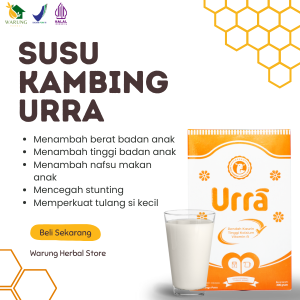 Susu Urra Original 1 Box - Susu Kambing Saneen Eropa Premium Penambah tinggi badan berat badan anak