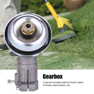 LIANG Strong Compatibility Brush Cutter Trimmer Replacement High-strength Square Tooth Lawn Mower Replacement Gear Head Easy Installation Corrosion-resistant 28/26MM 9 Teeth Working Head Garden Machinery
