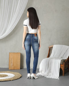 Eleora Fashion-Haruka Skinny Jeans Highwaist Celana Jeans Wanita Strecth Celana Jeans Bangkok Style Korean Stretch Celana Murah Premium