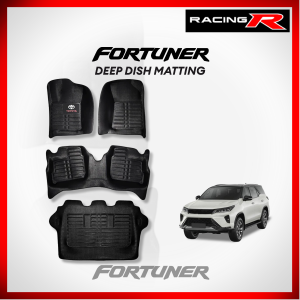 Toyota Fortuner 2016 to 2026 DIAMOND Deep Dish Matting Thailand Quality Car Accessories