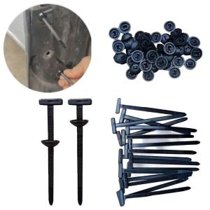 10PCS Nylon Cable Tie Buckle Clip Heavy Duty Durable Self-locking Zip Ties Bumper Fender Mudguard