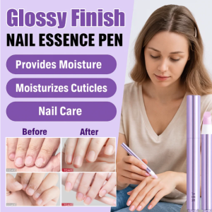 【Repair  Nourish 3-in-1】Glossy Moisturizing Nail Care Serum Pen Nail Repair Cuticle Moisturizing Pen Nail Serum Pen Nail Care Essence Pen Cuticle Moisturizing Nail Surface Repair