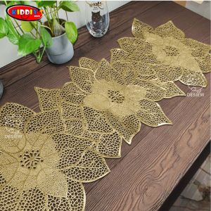Raya Deco 2026 Gold Long Table Mat Runner Placemat For Dining Restaurant Hotel Home TableLapik Alas Meja Makan Hiasan Meja Makan DapurCoffee Table RunnerWaterproof Lapik Meja Senang cuci