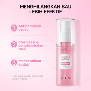 GMEELAN 2PCS KITS Krim Pemutih Ketiak Sakura 30g+Sakura Gunta Deodorant Spray 50g