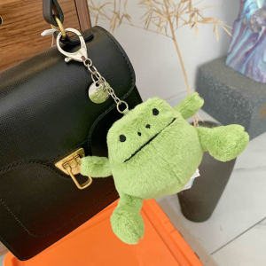 Uk Jellycat Rich Rain Frog Bag Ornaments Plush Doll Keychain New Year Gift Christmas Pendant for Women