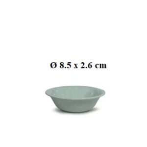 Combo 10 cái chén chấm đựng tương đựng tiêu chấm 2 ngăn melamine Fataco vân đá ngọc các loại
