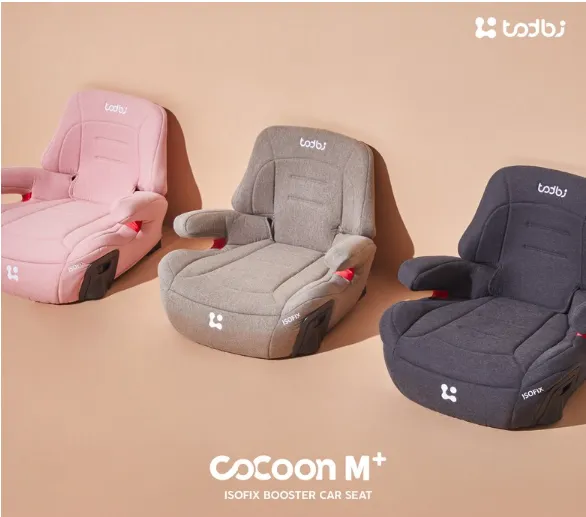 Todbi Cocoon M+ ISOFIX Booster Car Seat (3 colors) Designed in