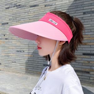SOTOP Adjustable Casual Wide Brim Breathable Cycling Ladies Outdoor Visor Summer Sun Cap Empty Top Suncap Beach Cap