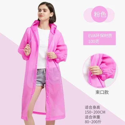Áo Mưa Tiện Lợi Dáng Dài Gấp Gọn Dễ Mang Nhẹ Mát Màu Trẻ Trung Mặc Đẹp Tái Sử Dụng Nhiều Lần