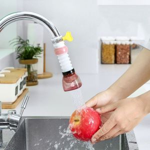 MMLUCK Flexible Rotatable Splash-proof Household Adjustable 360 Degree Nozzle Water Saving Faucet
