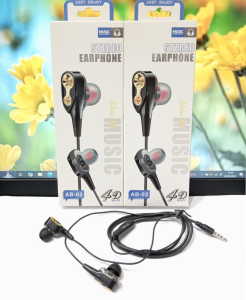 Headset Handsfree AB-02 + Mic Stereo Earphone Extra Bass Universal