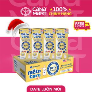 Thùng sữa bột pha sẵn Nutricare Metacare Opti tiêu hóa khỏe tăng cân cao lớn (180ml x 48 hộp)