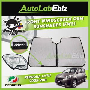 Perodua Myvi Passo 2005-2011 NinjaShades Plus Front Windscreen OEM Sunshades Foldable (FWS)