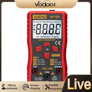 【Vodool】 มัลติมิเตอร์ดิจิตอลวัดแรงดันไฟฟ้าและกระแสไฟฟ้าแบบ True RMS พร้อมฟังก์ชัน NCV สำหรับงานไฟฟ้าอุตสาหกรรมและซ่อมบำรุง
