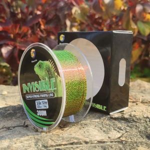 Fishing Line Invisible 300m Senar Pancing Garis Memancing Sub Utama Super Kuat Tahan Nilon Lama Bahan