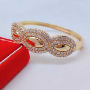 Gelang Tangan Bangle Wanita Aksesoris Fashion Awet Tahan Lama Anti Karat Cocok Untuk Harian G5-4H