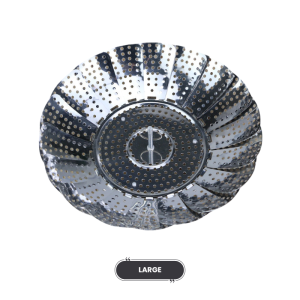 COSY Alat Kukus Stainless Flexible Kualitas Tinggi / Steamer Alat Pengukus Serbaguna Banyak Ukuran / Alat Kukusan Fleksibel Mekar Tutup Anti Karat / Alat Kukus Steamer Lipat Teratai Lotus Minimalis