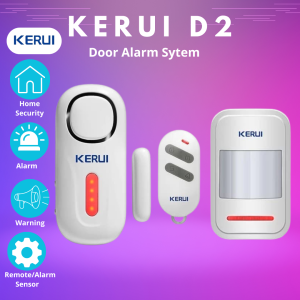 Alarm Pintu dan Jendela dengan Remote KERUI D2 Sensor Gerak Anti Maling