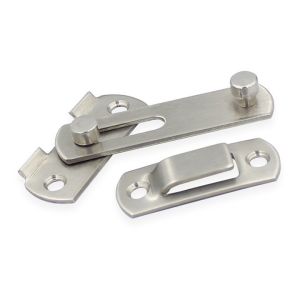 Then cài khóa cửa chốt khóa cửa chất inox bền bỉ và chắc chắn