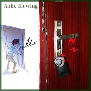 Aolie 120 Wireless Touch Sensor Security Alarm Loud Door Knob Entry Alert Anti Theft