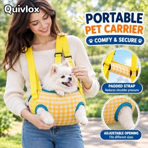 Portable Adjustable Pet Carrier Crossbody Sling Bag Breathable For Small Cat Dog Puppy Outdoor