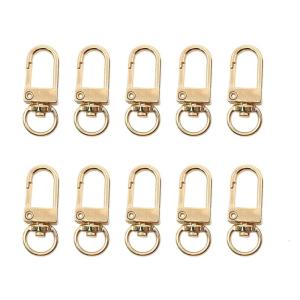 10 Pcs Metal Swivel Lobster Claw Clasps Keychain Clasps for Keyrings Findings Crafts Connector Making