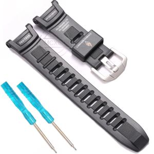 Resin Rubber Strap For Casio ProTrek PRG-130 PRW1500 PRG130 PRW-1500 Men Sport Waterproof Watch Accessories Replacement Bracelet