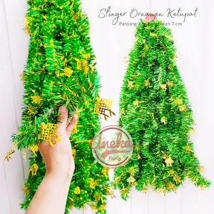 slinger lebaran ketupat / tinsel dekorasi rumbai parcel idul fitri ketupat